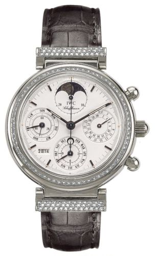 IWC Da Vinci Perpetual White Gold / Diamond / White / French IW8153-12