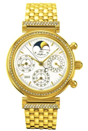 IWC Da Vinci Perpetual Yellow Gold / Diamond / White / English / Bracelet IW9253-03