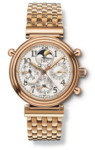 IWC Da Vinci Perpetual Rattrapante Rose Gold / Silver / French / Bracelet IW9272-04