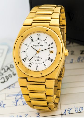 IWC Ingenieur SL Quartz Gold / Roman IW9701 Roman