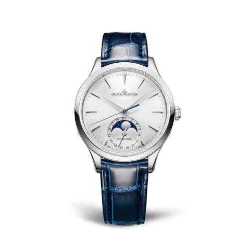 Jaeger-LeCoultre Master Ultra Thin Moon 36 Stainless Steel / Silver / Alligator 124842J