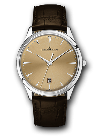 Jaeger-LeCoultre Master Ultra Thin Date Stainless Steel / Champagne 1288430