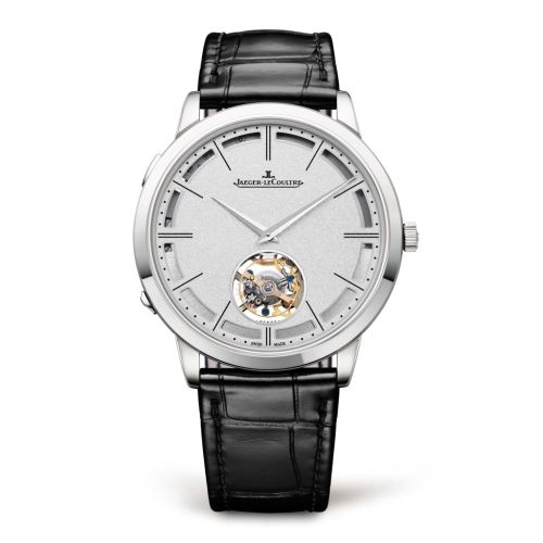 Jaeger-LeCoultre Master Ultra Thin Minute Repeater Flying Tourbillon White Gold / Silver 1313520