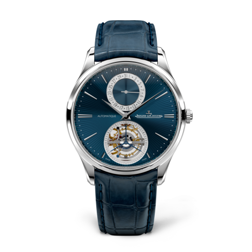 Jaeger-LeCoultre Master Ultra Thin Tourbillon White Gold / Blue Enamel 13234E1