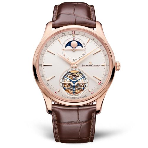 Jaeger-LeCoultre Master Ultra Thin Tourbillon Moon Pink Gold / Eggshell / Alligator 1692410