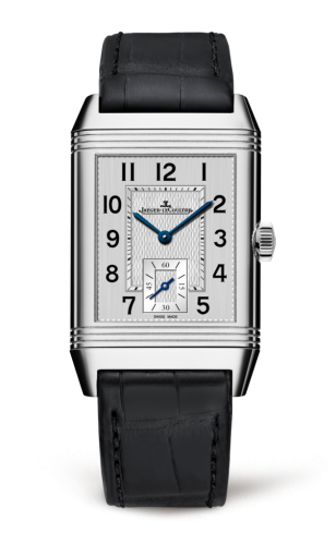 Jaeger-LeCoultre Reverso Classic Medium Small Seconds Stainless Steel / Silver / Alligator 2438520