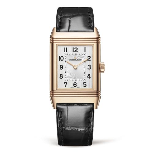 Jaeger-LeCoultre Reverso Classic Medium Thin Pink Gold / Silver / Alligator 2542540