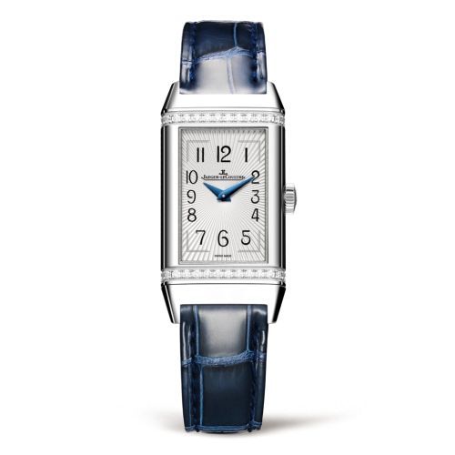 Jaeger-LeCoultre Reverso One Monoface Stainless Steel / Diamond / White / Alligator 3288420