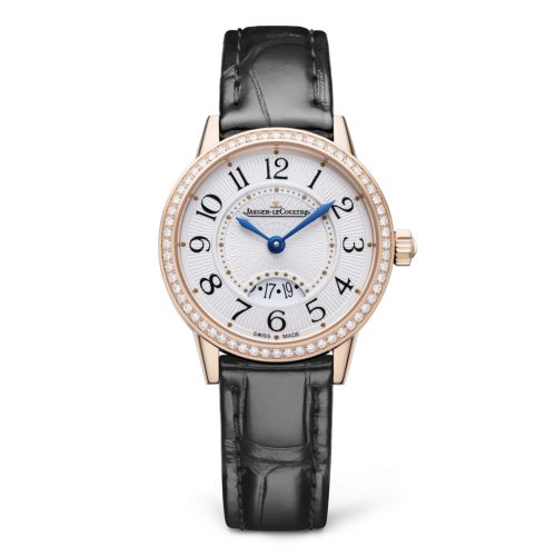 Jaeger-LeCoultre Rendez-Vous Date Small Quartz Pink Gold - Diamond / Silver / Alligator 3402530