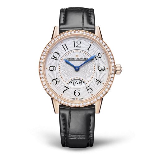 Jaeger-LeCoultre Rendez-Vous Date Medium Quartz Pink Gold - Diamond / Silver / Alligator 3472530