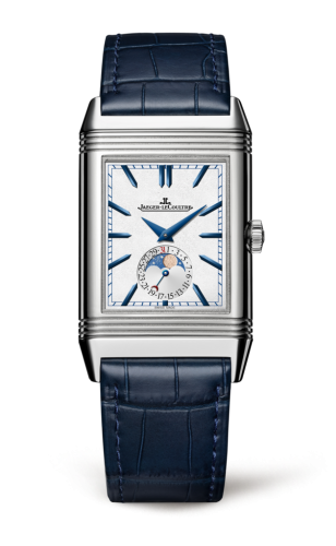 Jaeger-LeCoultre Reverso Tribute Moon Stainless Steel / Silver / Alligator 3958420