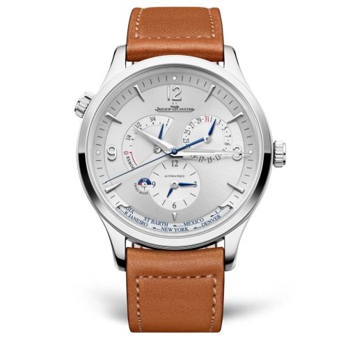 Jaeger-LeCoultre Master Control Geographic Stainless Steel / Silver / Calf 4128420