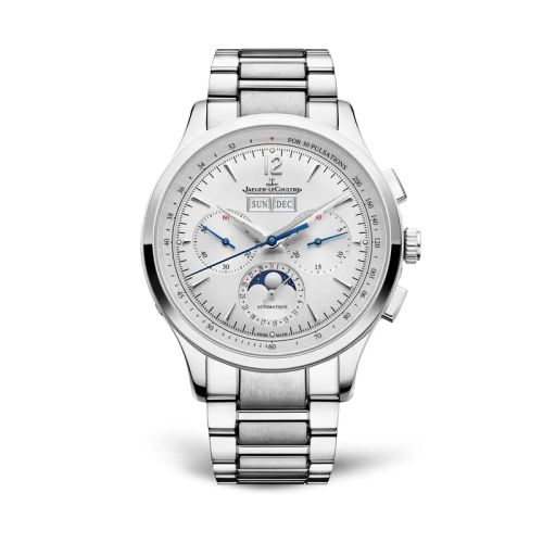 Jaeger-LeCoultre Master Control Chronograph Calendar Stainless Steel / Silver / Bracelet 413812J