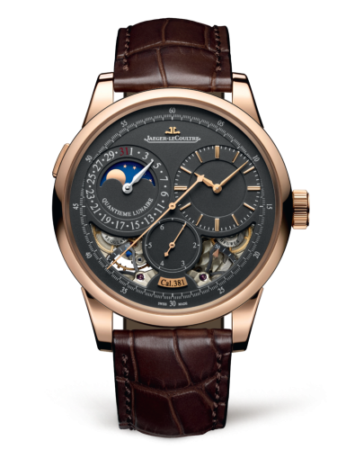 Jaeger-LeCoultre Duomètre à Quantième Lunaire Pink Gold / Grey 604244J