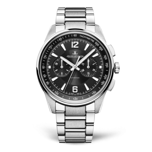 Jaeger-LeCoultre Polaris Chronograph Stainless Steel / Black / Bracelet 9028170