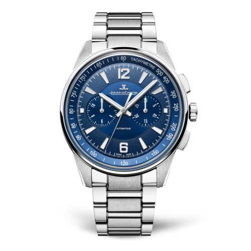 Jaeger-LeCoultre Polaris Chronograph Stainless Steel / Blue / Bracelet 9028180