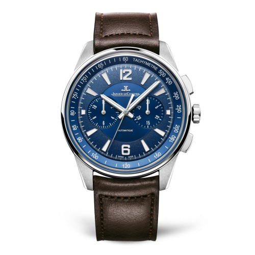 Jaeger-LeCoultre Polaris Chronograph Stainless Steel / Blue / Calf 9028480