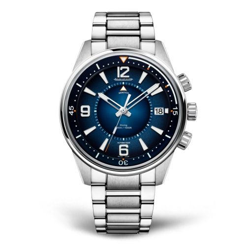 Jaeger-LeCoultre Polaris Mariner Memovox Stainless Steel / Blue / Bracelet 9038180
