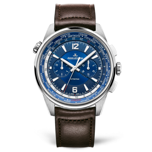 Jaeger-LeCoultre Polaris Chronograph WT Titanium / Blue / Calf 905T480