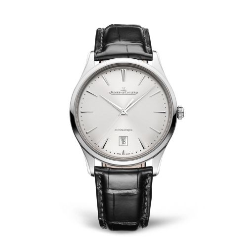 Jaeger-LeCoultre Master Ultra Thin Date Stainless Steel / Silver / Alligator Q1238421
