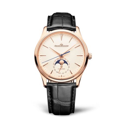 Jaeger-LeCoultre Master Ultra Thin Moon Pink Gold / Eggshell / Alligator Q1362511