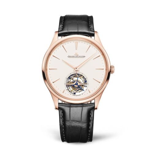 Jaeger-LeCoultre Master Ultra Thin Tourbillon Pink Gold / Eggshell Q1682411