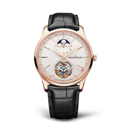Jaeger-LeCoultre Master Ultra Thin Tourbillon Moon Pink Gold / Eggshell / Alligator Q169242J