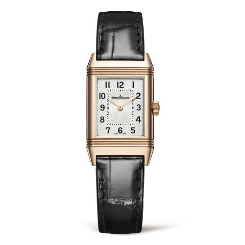 Jaeger-LeCoultre Reverso Classic Small Pink Gold / Silver / Alligator Q2602540