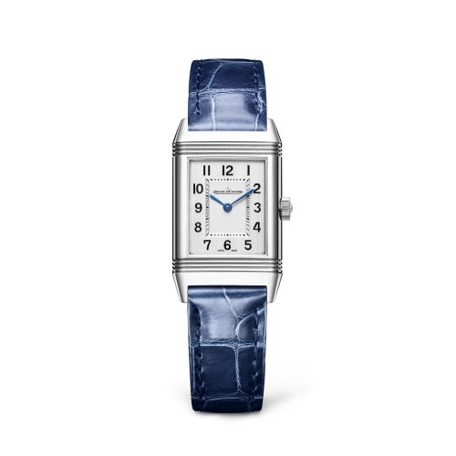 Jaeger-LeCoultre Reverso Classic Small Quartz Stainless Steel / Silver / Alligator Q2618541