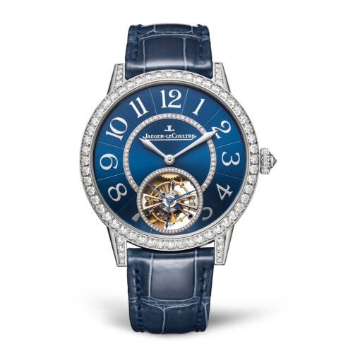 Jaeger-LeCoultre Rendez-Vous Tourbillon White Gold / Blue / Alligator Q3413480