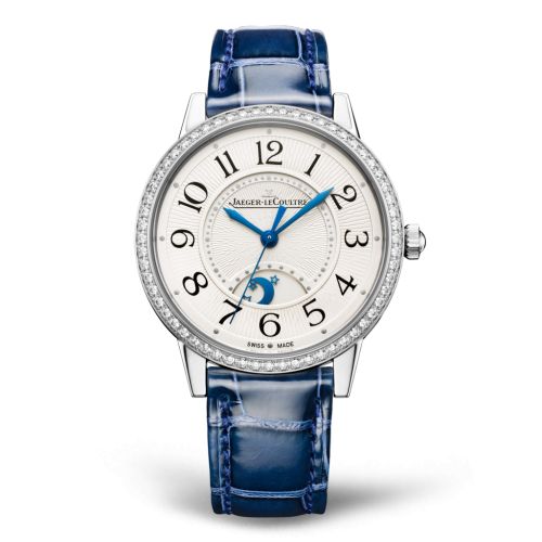 Jaeger-LeCoultre Rendez-Vous Night & Day Medium Stainless Steel - Diamond / Silver / Alligator Q3448430