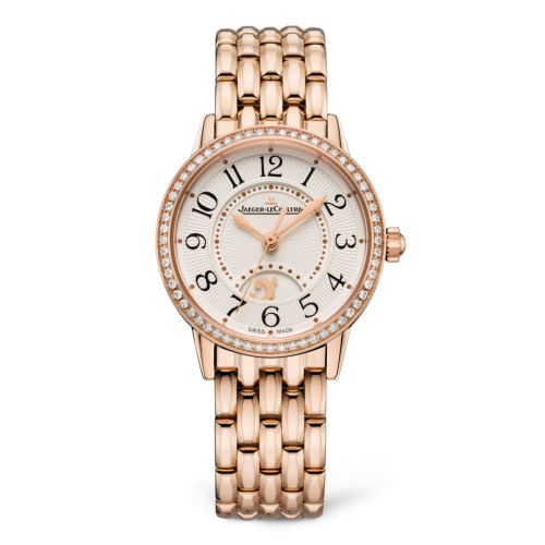 Jaeger-LeCoultre Rendez-Vous Night & Day Small Pink Gold - Diamond / Silver / Bracelet Q3462130