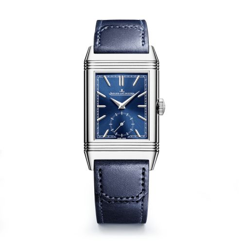 Jaeger-LeCoultre Reverso Tribute Monoface Stainless Steel / Blue Q397848J