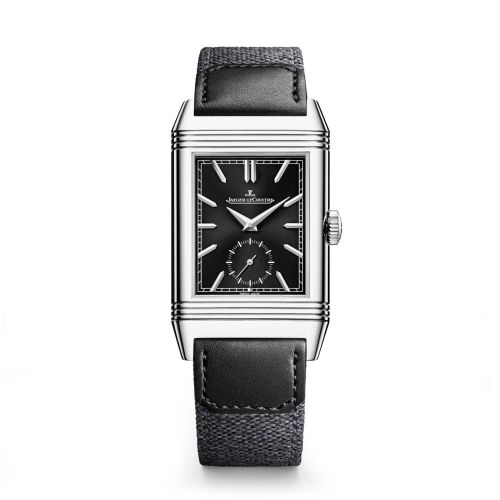 Jaeger-LeCoultre Reverso Tribute Duoface Stainless Steel / Black / Fagliano Q398847J