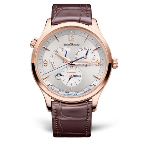 Jaeger-LeCoultre Master Control Geographic Pink Gold / Silver / Alligator Q4122520