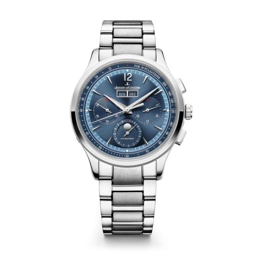 Jaeger-LeCoultre Master Control Chronograph Calendar Stainless Steel / Blue / Strap + Bracelet Q4138180