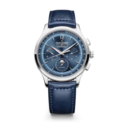 Jaeger-LeCoultre Master Control Chronograph Calendar Stainless Steel / Blue Q4138480