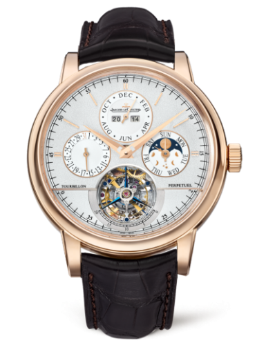 Jaeger-LeCoultre Master Grande Tradition Tourbillon Cylindrique Quantième Perpétuel Pink Gold / Silver Q5042420