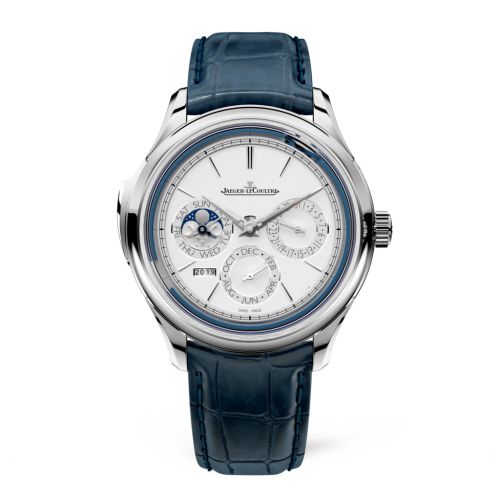 Jaeger-LeCoultre Master Grande Tradition Minute Repeater Perpetual Calendar White Gold / Silver / Alligator Q5233420