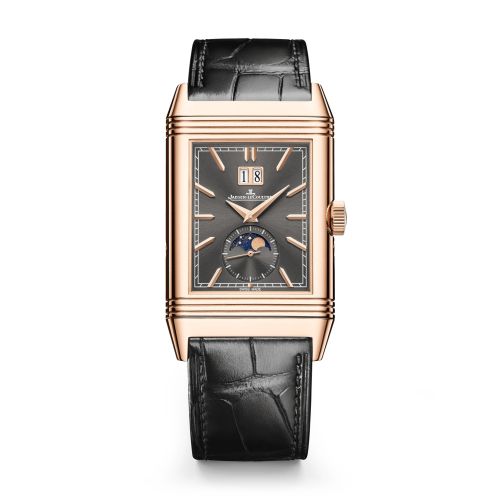 Jaeger-LeCoultre Reverso Tribute Nonantieme Enamel Pink Gold / Grey Q71125E1