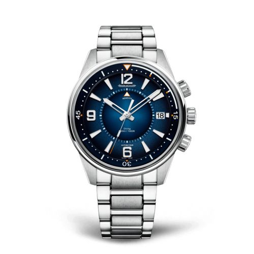 Jaeger-LeCoultre Polaris Mariner Memovox Stainless Steel / Blue / Bracelet Q903818J