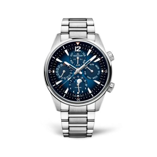 Jaeger-LeCoultre Polaris Perpetual Calendar Stainless Steel / Blue / Bracelet Q9088180