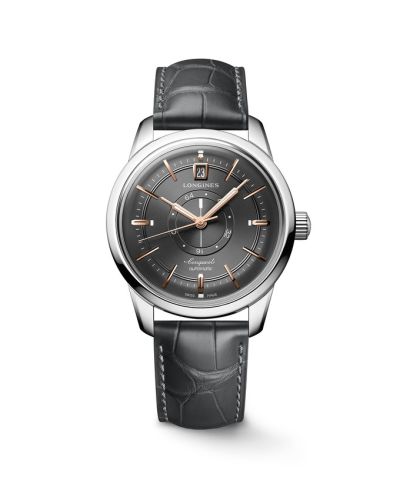 Longines Conquest Heritage Power Reserve 38 Stainless Steel / Grey L1.648.4.62.2