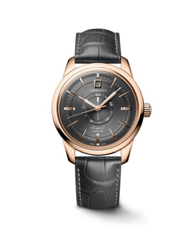 Longines Conquest Heritage Power Reserve 38 Pink Gold / Silver L1.648.8.62.2