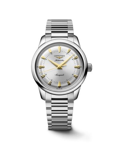 Longines Conquest Heritage 38 Stainless Steel / Silver / Bracelet L1.649.4.72.6