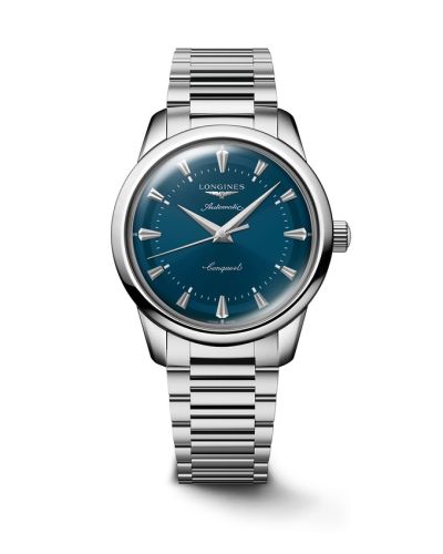 Longines Conquest Heritage 40 Stainless Steel / Blue / Bracelet L1.650.4.92.6