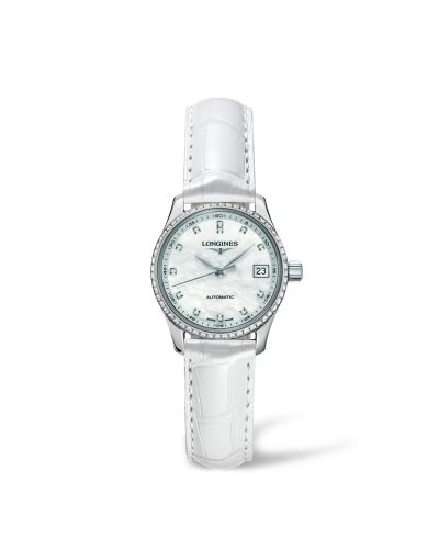Longines Master Collection Date 25.5 Stainless Steel - Diamond / MOP L2.128.0.87.3