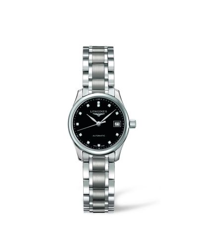Longines Master Collection Date 25.5 Stainless Steel / Black / Bracelet L2.128.4.57.6