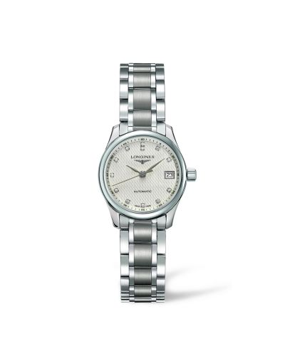 Longines Master Collection Date 25.5 Stainless Steel / Beige / Bracelet L2.128.4.77.6