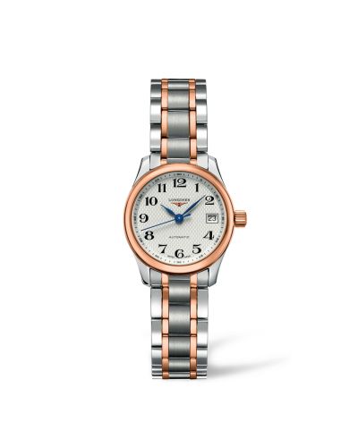 Longines Master Collection Date 25.5 Stainless Steel - Pink Gold / Silver / Bracelet L2.128.5.79.7